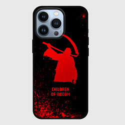 Чехол для iPhone 13 Pro Children of Bodom - red gradient, цвет: 3D-черный