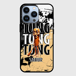 Чехол для iPhone 13 Pro Тунг тунг тунг сахур итальянские мемы, цвет: 3D-черный