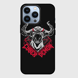 Чехол для iPhone 13 Pro Cyber demon doom, цвет: 3D-черный