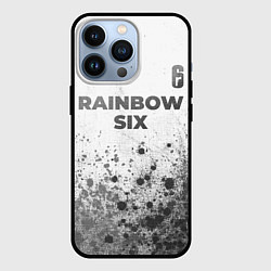 Чехол iPhone 13 Pro Rainbow Six - white gradient посередине