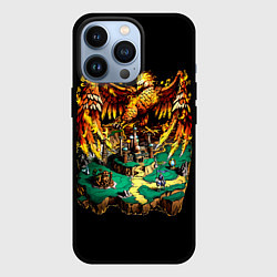 Чехол iPhone 13 Pro Феникс сопряжения - Герои Меча и Магии 3