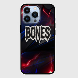 Чехол для iPhone 13 Pro Логотип Bones из земли, цвет: 3D-черный