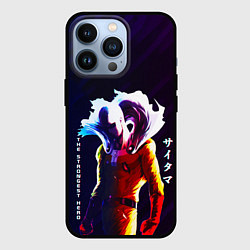 Чехол для iPhone 13 Pro Anime OPM Saitama The Strongest Hero, цвет: 3D-черный