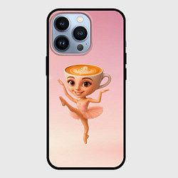 Чехол для iPhone 13 Pro Балерина капучино ии мем, цвет: 3D-черный