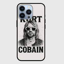 Чехол для iPhone 13 Pro Kurt Cobain - grunge-art, цвет: 3D-черный