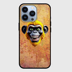 Чехол iPhone 13 Pro Желтая сумасшедшая обезьяна