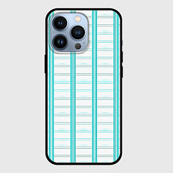 Чехол для iPhone 13 Pro Color white cage, цвет: 3D-черный