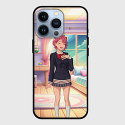 Чехол для iPhone 13 Pro Дандадан Сиратори Айра смущается, цвет: 3D-черный