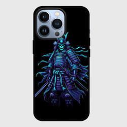 Чехол для iPhone 13 Pro Неоновый призрак самурай, цвет: 3D-черный