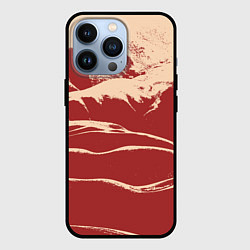 Чехол для iPhone 13 Pro Песочные горы-абстракция, цвет: 3D-черный