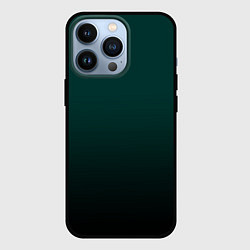 Чехол для iPhone 13 Pro Тёмный изумруд, цвет: 3D-черный