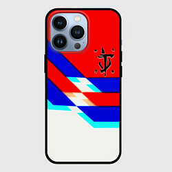 Чехол для iPhone 13 Pro Doom geometry cyber sport, цвет: 3D-черный