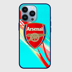 Чехол для iPhone 13 Pro Arsenal stripes, цвет: 3D-тёмно-синий