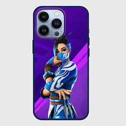 Чехол для iPhone 13 Pro Fortnite Blue Jade, цвет: 3D-тёмно-синий
