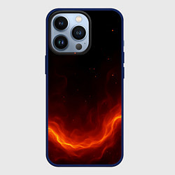 Чехол для iPhone 13 Pro Огненная линия, цвет: 3D-тёмно-синий