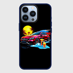 Чехол для iPhone 13 Pro Mercedes amg, цвет: 3D-тёмно-синий