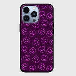 Чехол iPhone 13 Pro Halloween - паттерн с тыквами