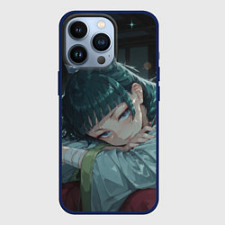 Чехол для iPhone 13 Pro Маомао с кошачьими ушками, цвет: 3D-тёмно-синий