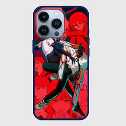 Чехол iPhone 13 Pro Битва с Резе Человек бензопила