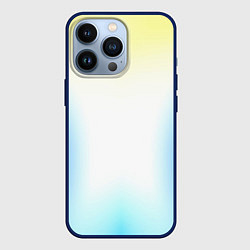 Чехол для iPhone 13 Pro Color yellow blue white, цвет: 3D-тёмно-синий