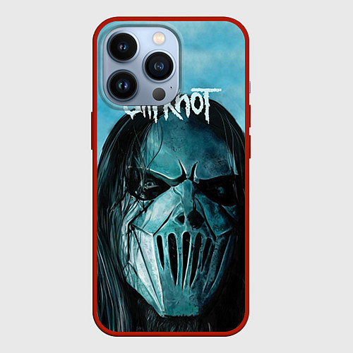 Чехол iPhone 13 Pro Slipknot / 3D-Красный – фото 1
