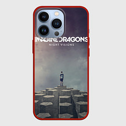 Чехол для iPhone 13 Pro Imagine Dragons: Night Visions, цвет: 3D-красный