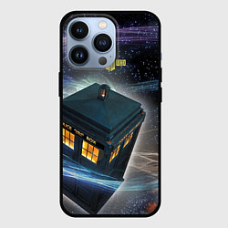 Чехол для iPhone 13 Pro Police Box, цвет: 3D-черный