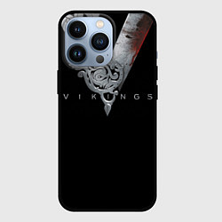 Чехол для iPhone 13 Pro Vikings Emblem, цвет: 3D-черный