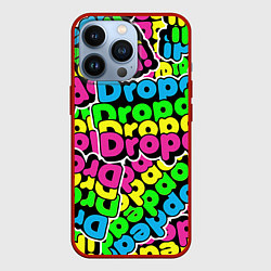 Чехол для iPhone 13 Pro Drop Dead: Acid Pattern, цвет: 3D-красный