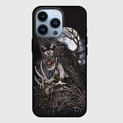 Чехол для iPhone 13 Pro Ночной охотник, цвет: 3D-черный
