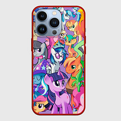 Чехол для iPhone 13 Pro My Little Pony, цвет: 3D-красный