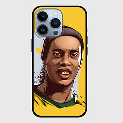 Чехол для iPhone 13 Pro Ronaldinho Art, цвет: 3D-черный