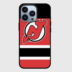 Чехол для iPhone 13 Pro New Jersey Devils, цвет: 3D-черный