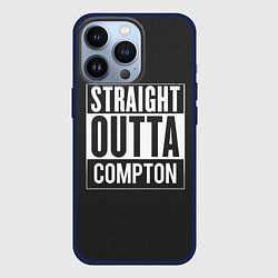 Чехол для iPhone 13 Pro Straight Outta Compton, цвет: 3D-тёмно-синий