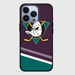 Чехол для iPhone 13 Pro Anaheim Ducks Selanne, цвет: 3D-черный