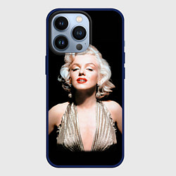 Чехол для iPhone 13 Pro Мерлин Монро 2, цвет: 3D-тёмно-синий