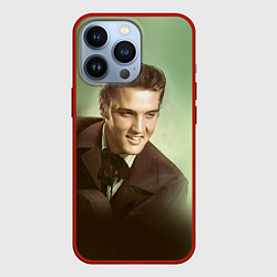 Чехол для iPhone 13 Pro Elvis Young, цвет: 3D-красный