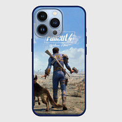 Чехол для iPhone 13 Pro Fallout 4: Welcome Home, цвет: 3D-тёмно-синий