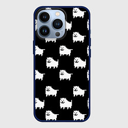 Чехол для iPhone 13 Pro Undertale Annoying dog, цвет: 3D-тёмно-синий