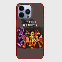 Чехол для iPhone 13 Pro Five Nights At Freddy's, цвет: 3D-красный