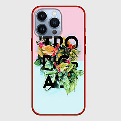 Чехол для iPhone 13 Pro Tropical Art, цвет: 3D-красный