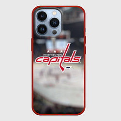 Чехол для iPhone 13 Pro Washington Capitals, цвет: 3D-красный