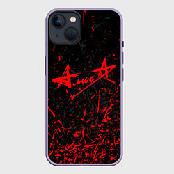 Чехол для iPhone 14 Plus АлисА, цвет: 3D-серый