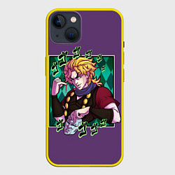 Чехол для iPhone 14 Plus Dio Brando JoJo, цвет: 3D-желтый