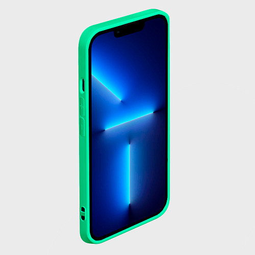 Чехол iPhone 14 Plus КЛЕЙМО ЖЕРВЫ И ЧЕРЕПА БЕРСЕРК / 3D-Мятный – фото 2