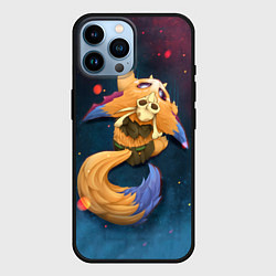 Чехол для iPhone 14 Pro Max Лис, цвет: 3D-черный