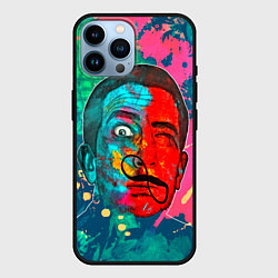 Чехол для iPhone 14 Pro Max Dali Art, цвет: 3D-черный