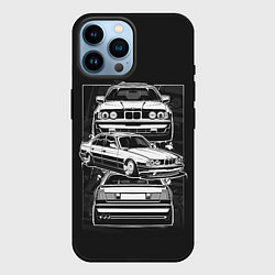 Чехол для iPhone 14 Pro Max BMW, цвет: 3D-черный