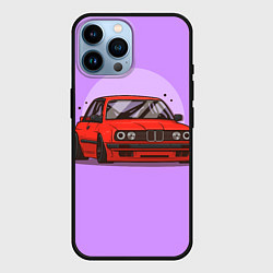 Чехол для iPhone 14 Pro Max БМВ Пандем, цвет: 3D-черный