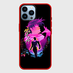 Чехол для iPhone 14 Pro Max JoJo’s Bizarre Adventure, цвет: 3D-красный